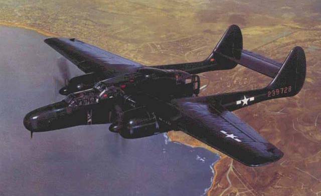 318TH FIS - THE DRAGONS DEN- AIRCRAFT - P-61 BLACK WIDOW - HISTORY